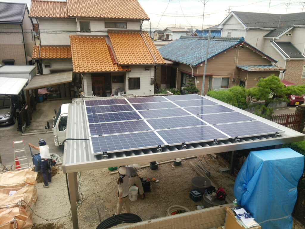 小規模駐車場屋根太陽光

